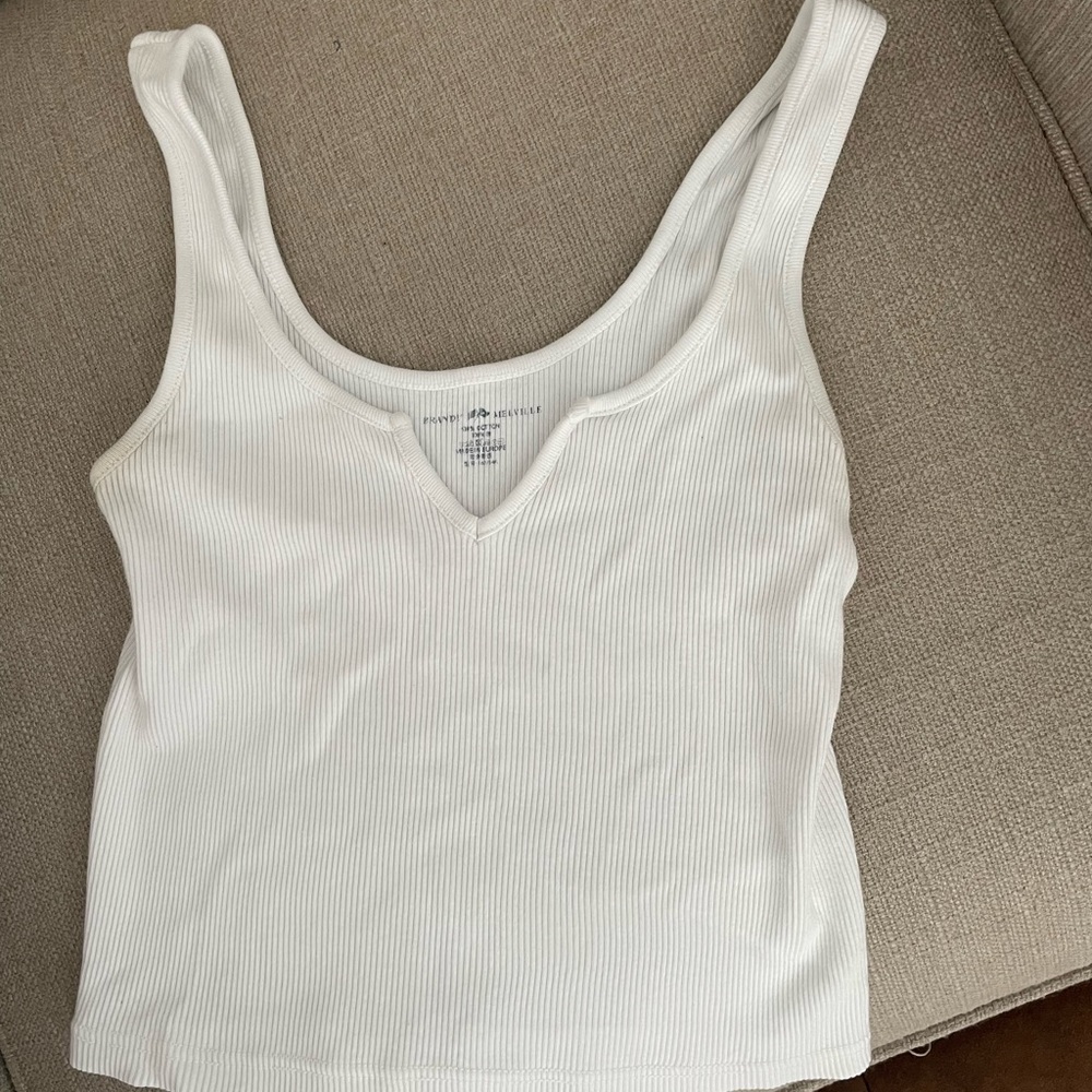 White Brandy Melville Crop top